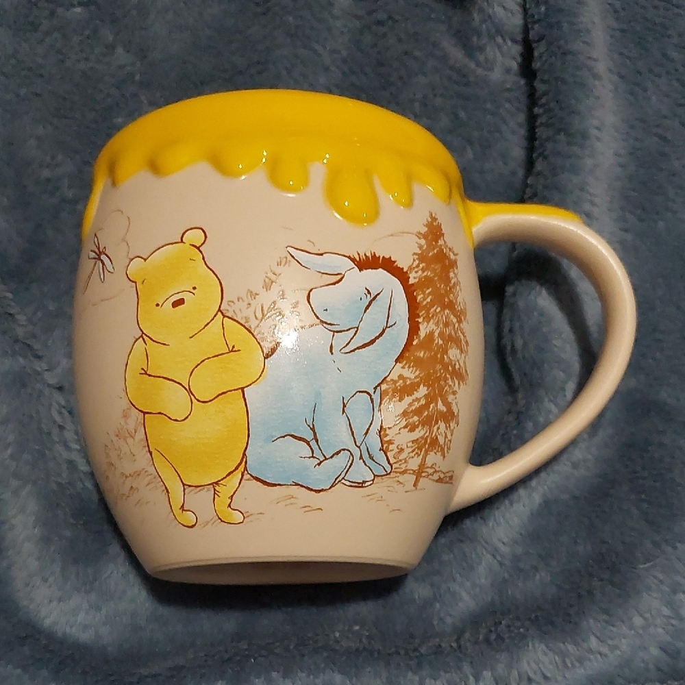 Disney Winnie the Pooh Mug with Yellow and Brown Accents - Picture 2 of 6